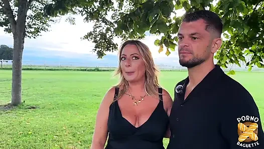 Giulia Piana, muhteşem orta yaşlı seksi kadın, büyük yarağı seviyor