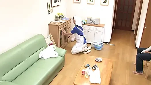 Asian Hot Maids Scene-3 Skinny Maid with Small Tits Fucking with Her Boss