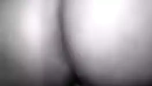 Fransız siyah şişman kabarcık popo