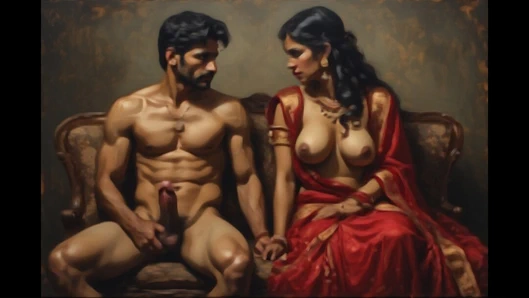 Hintli üvey anne büyük dölünü emerek ve yutarak üvey oğlunun arzusunu yerine getirdi