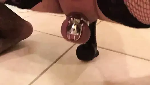 Fışkırtma cadı siyah yapay penis