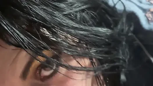 Denim Deepthroat, Gagging and Spit Play. Double Cum Swallow