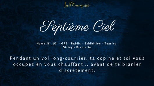 Je te uçakta mastürbasyon yapıyor - Fransız sesli porno kız arkadaş