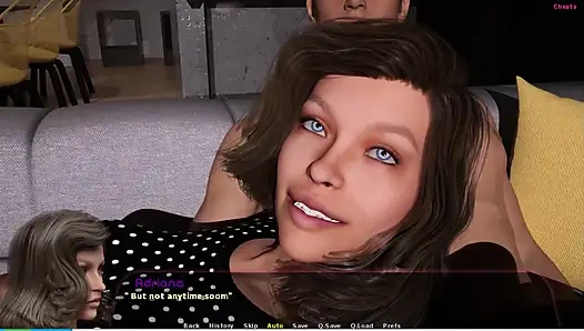 Haley hikayesi #17 - Haley ve Johannes Adriana'nın evine baktı... Johannes yemek masasında Haley'i sikiyor