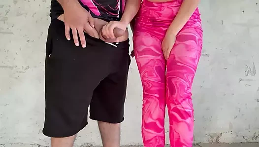 My boyfriend fucked me in a public place but he was really lame so I just enjoyed it alone