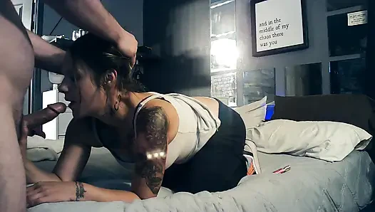 Seksi evli kadın yarak emiyor