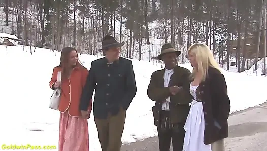 Canavar yarak oktoberfest grup seks partisi