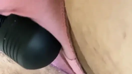 Güçlü asa ile klitorisimi uyariyorum