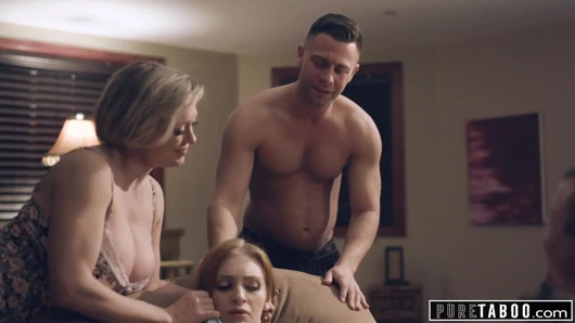 Saf tabu üvey anne-baba ve üvey kardeş hoşgeldin yeni kız kardeş