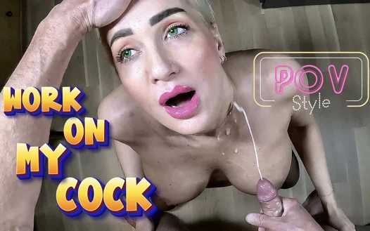 Yarağım üzerinde çalışıyorum - bakış açısı