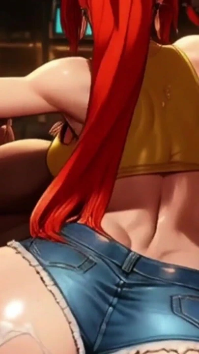 Kızıl saçlı orta yaşlı seksi kadın pokemon yere koyuyor ve büyük zenci alıyor | Klip 1