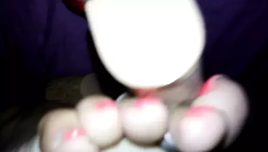 Trampling kraliçe mükemmel yüksek topuklu mantar sandalet, footjob