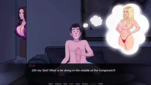 Lust Legacy #2 - Ava ve Chris ava kendisiyle oynarken fotoğraf çekimi yaptı... Chris Nicole'u düşünürken mastürbasyon yapıyor