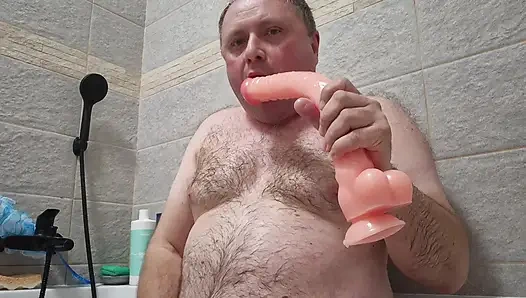 Şişman götüme uzun dildo