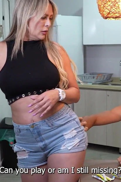 Horny Neighbor Asks Me to Fuck Her When My Mom's Not Home - Max Betancur & Monique Fuentes