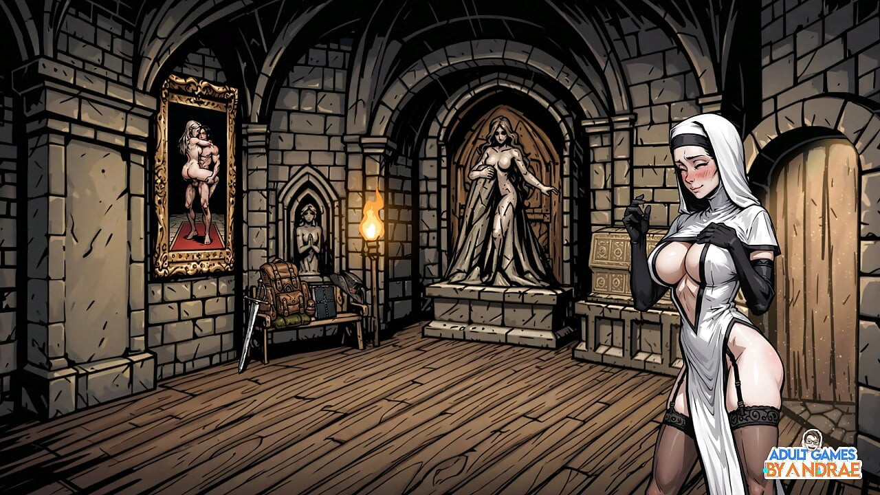 Sexorcism: Lust Confession Gameplay Part 5 - Abbess Roala Boss Fight & Inner Sanctuary Battle