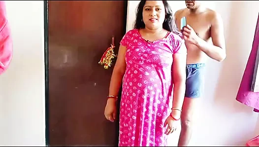 Hintli desi yenge ki chudai Hintçe ses