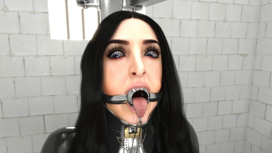 Angela White değil sert metal esaret ve lateks catsuit fetiş 3d animasyon
