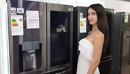 Bak ne kadar havalı bir buzdolabı