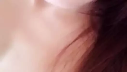 sevimli Asya kız mastürbasyon yapmak