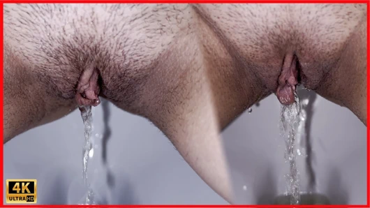 Derleme! İşiyor yakın çekim! Yastıklı farklı külotlu amcık! POV!