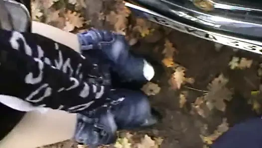 Am Wochenende im Wald gebumst