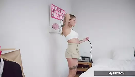 yıldızı Silvia Dellai ile ırklararası anal bakış açısı