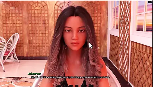 Radiant 6, garson bana göğüslerini gösteriyor