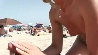 naomi1 blowjob on a beach