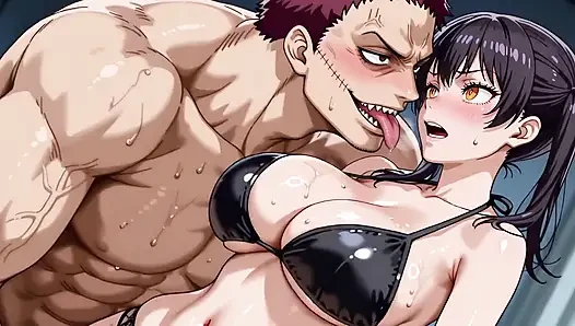 Katakuri (op) X Tamaki (ateş gücü)