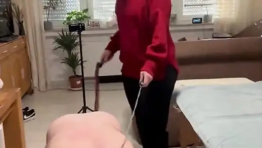 DomLadyMia-SlaveOfM Köle için Kırmızı Şeritler Bölüm 1