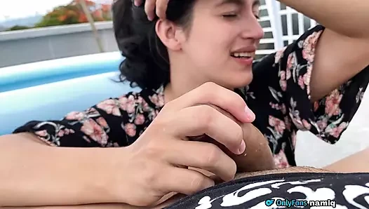 Kaltak azıyor ve amını patlatıyor