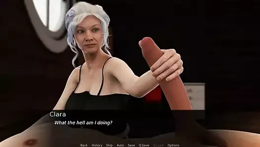 Kurtuluş ve uçurum arasında #24 seksi nine elini büyük yarağımdan çekemiyor