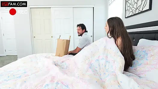 Horny Stepdaughter Begs For Stepdad's Dick