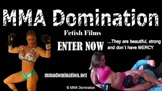 Karışık güreş - sarışın kız yatakta baş makası