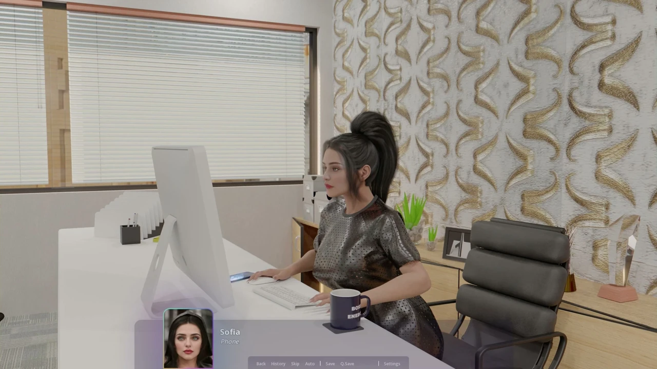Hot MILF Secretary Having Sexual Affair with an Ugly Oldman Staff