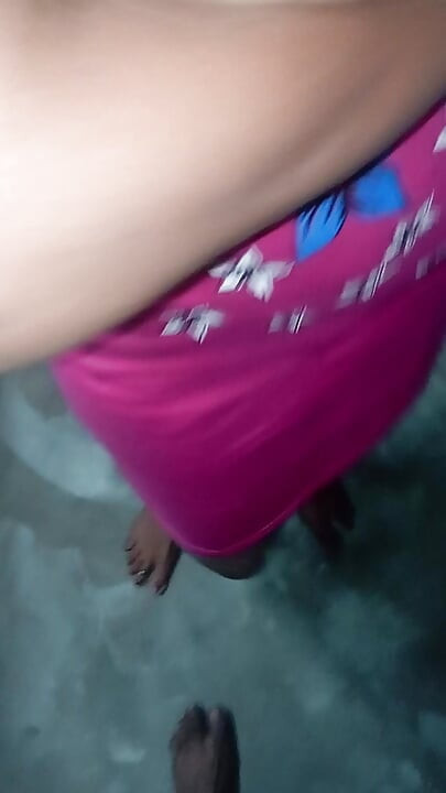 Indian Festival Fucked Step Aunty Pink Nighty