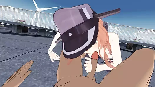 Biz çatıda kahvaltı ederken bir sınıf arkadaşı penisi okşadı ve küçük hassas göğüslerini muayene etmesine izin verdi