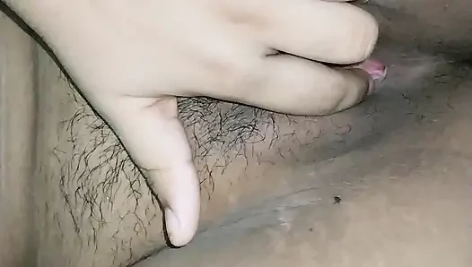 cute girl on sofa fingering pink pussy