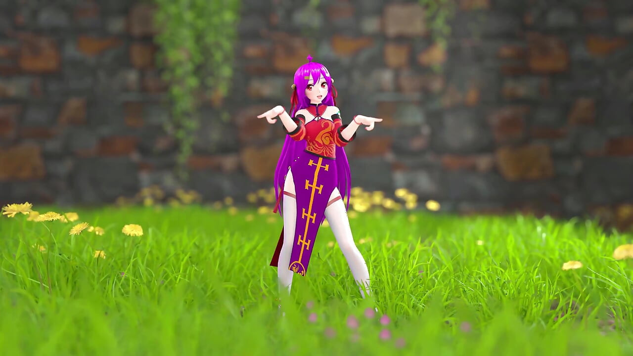 Çinli kız modeli 22 soyunma dansı hentai mmd 3d mor saç rengi düzenleme smixix