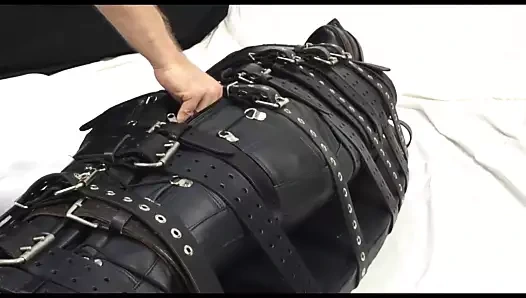 bağlı içinde deri ve yapılmış için boşalmak