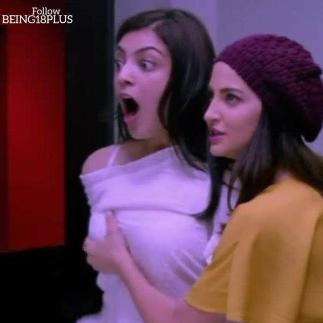 Kajal Agarwal Boob Press