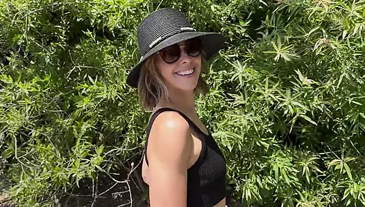 Wife Does Huge Public Double Cum Swallow at Beach After Husband Watches Her Fuck Friend  CIM