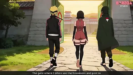 Naruto: Boruto grup seks ve dölleme sarada - yanlış gitti (sansürsüz hentai)