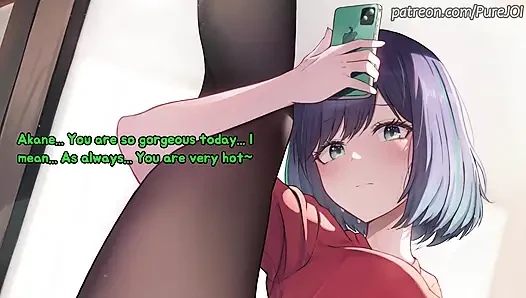 Akane Kurokawa makes you orgasm hard with her feet (Censored JOI)