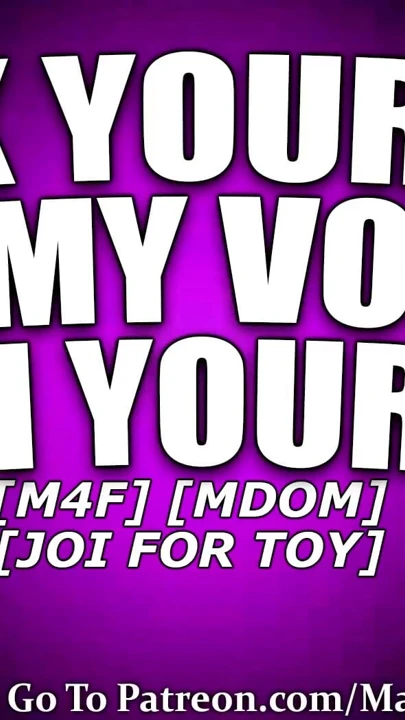 Your Toy, My Voice Lead JOI (M4F) (MDOM) (JOI) | Clip 2