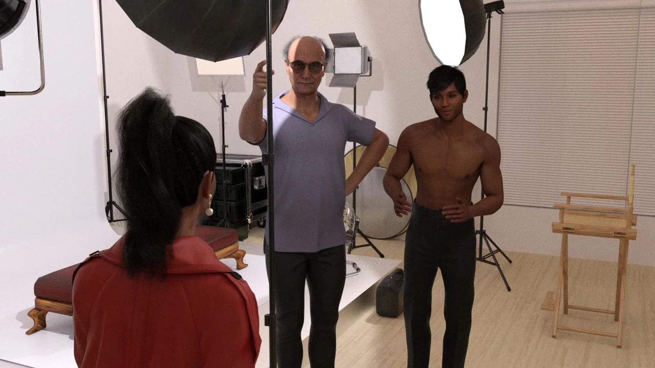 The Three Panels: Cuckold Gets Hard Watching His Wife Doing Nude Photoshoot with Another Man and He Fucked Her Good – Episode 9