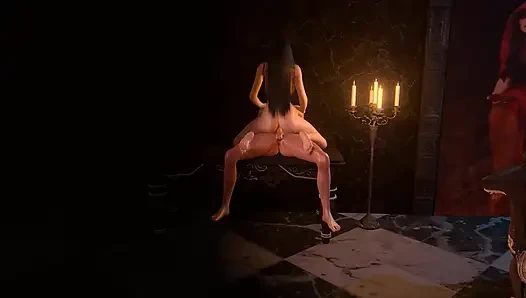 Tifa Riding Cloud's Dick - Final Fantasy