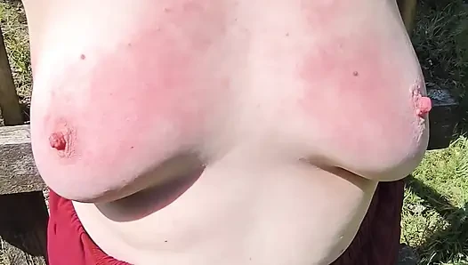 Tits banging on high stand