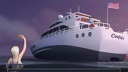 Yaz mevsimi efsanesi v0.20.5 - pt.249 - denizde yüzerek sikiliyor